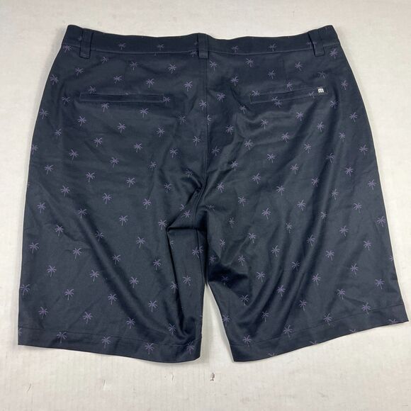 Travis Mathew Mens Palm Tree Print Performance Shorts Size 38 Golf Resort Surf - Picture 8 of 9